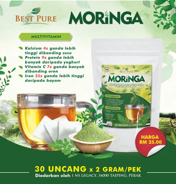 TEH MORINGA BEST PURE 30 UNCANG RM 25.00 - Image 2